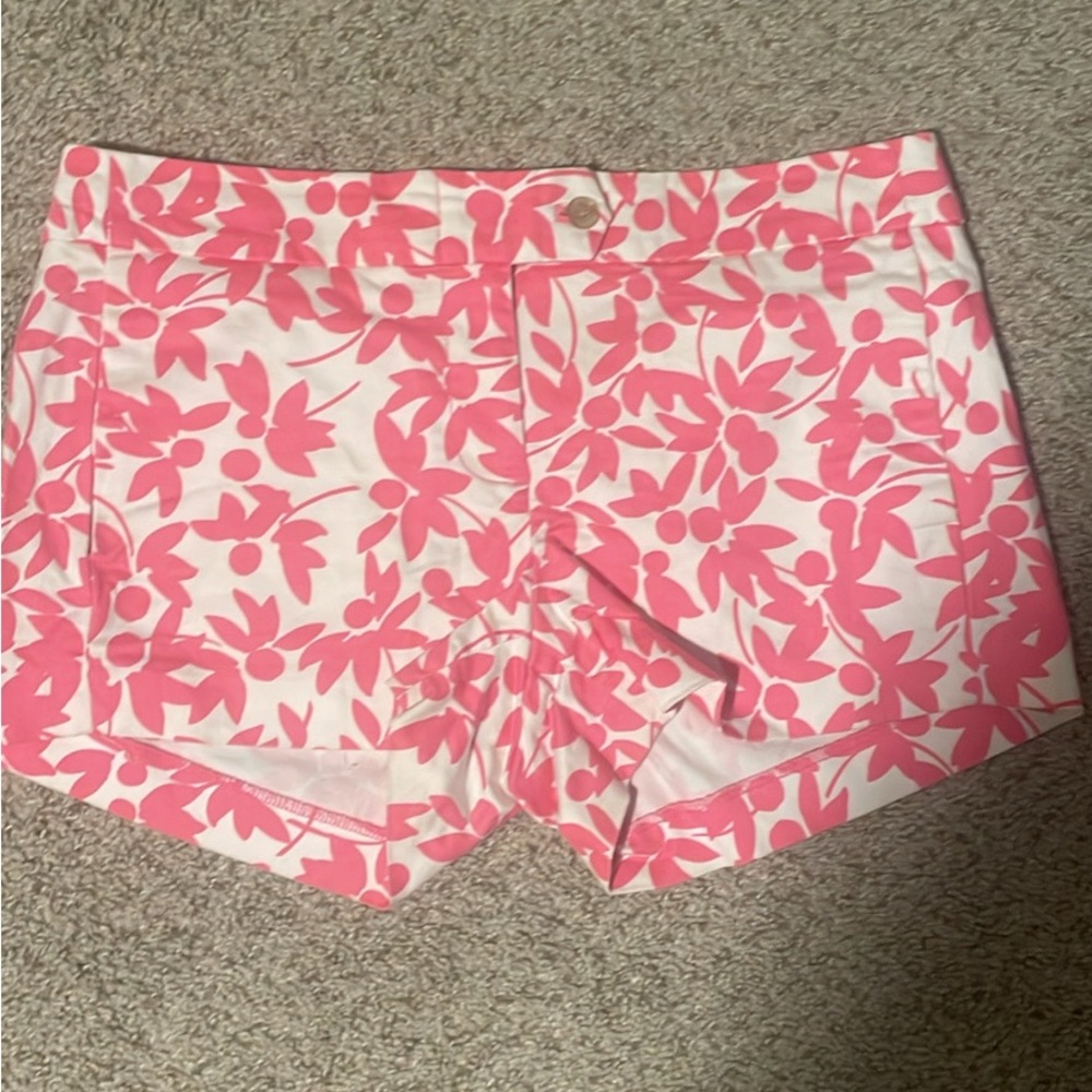 J crew floral 3in shorts